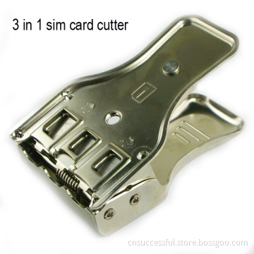 3 in 1 Two Nano SIM Card Cutter (BD-SC-100)